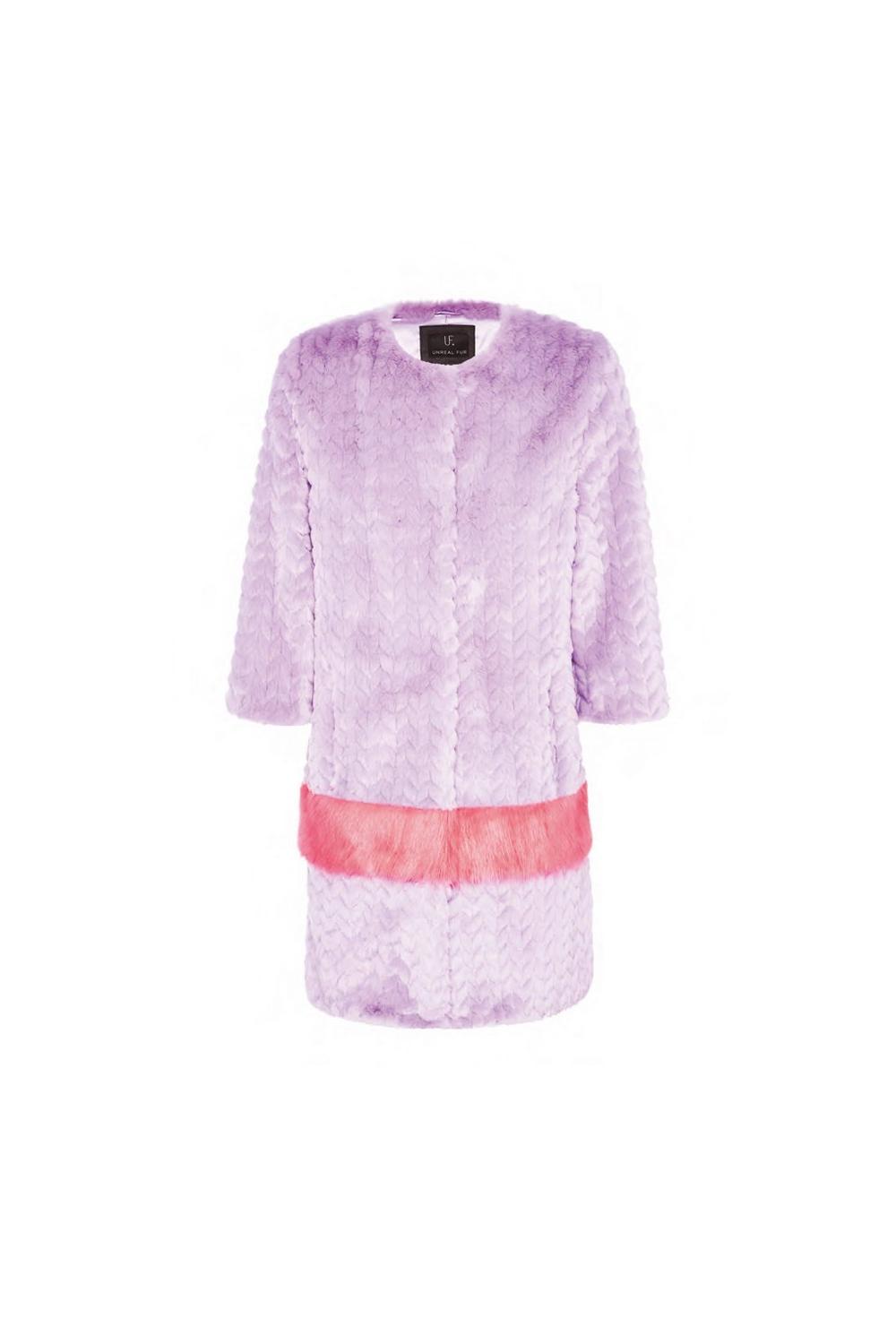 Unreal Fur URF2100555-LAC-Tundra Jacket  Lavender Coral