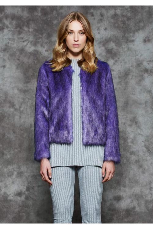 Unreal Fur URF2100665-PUL-Purple Haze Jacket  Purple Lavender