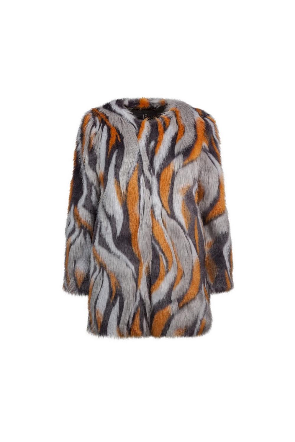 Unreal Fur URF8700005-MAR-Supernova Coat Marble