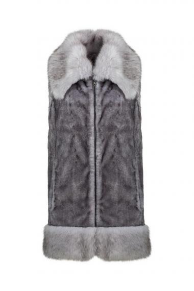 Unreal Fur URF8700105-GRY-Presto Vest Grey