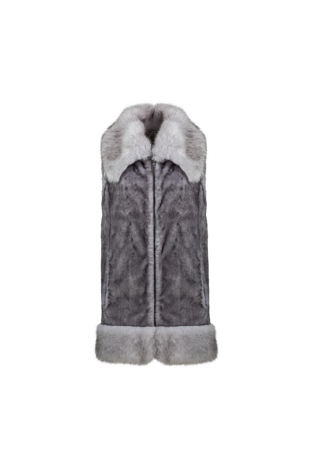 Unreal Fur URF8700105-GRY-Presto Vest Grey