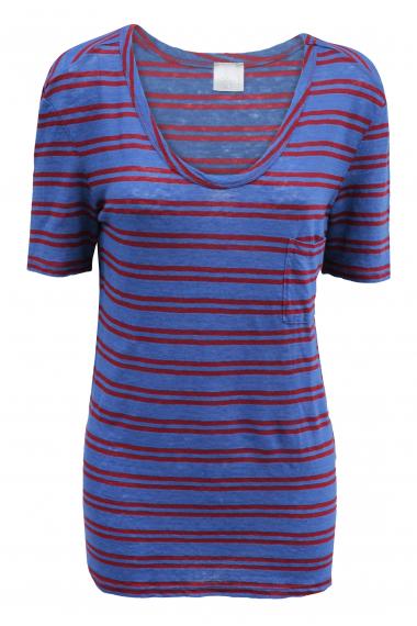 Striped Pocket Tee