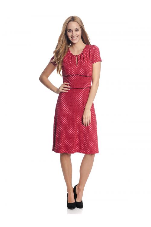 Vive Maria Lucky Star Dress red allover