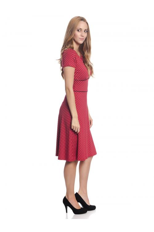 Vive Maria Lucky Star Dress red allover