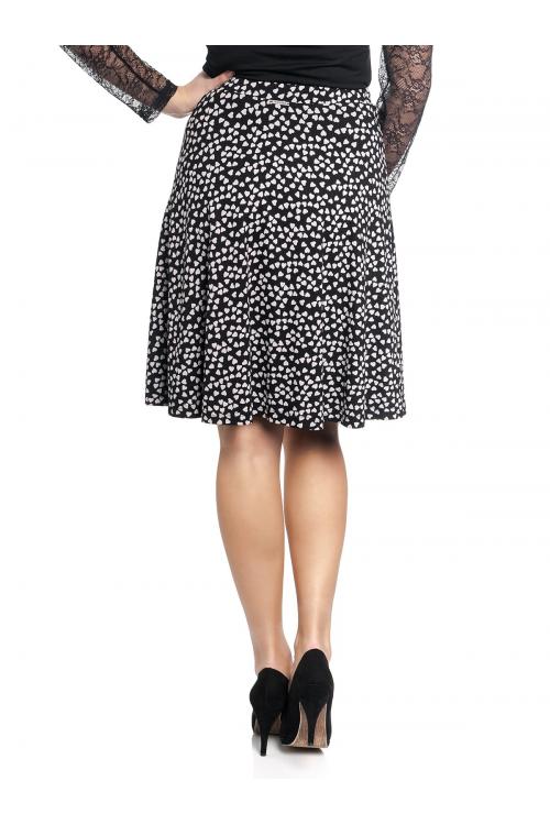 Vive Maria Heartbreaker Skirt black allover