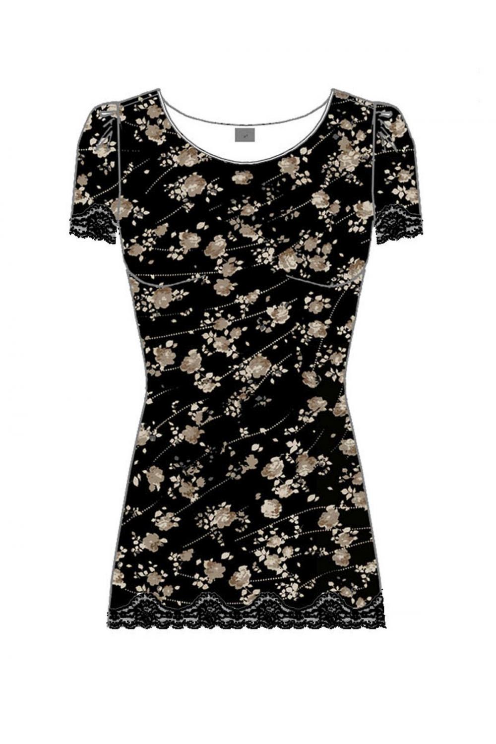 Vive Maria Colette Flowers Shirt black allover