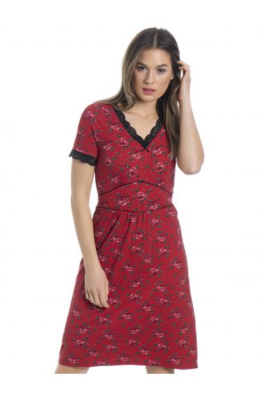 Vive Maria Romantic Garden Dress red allover