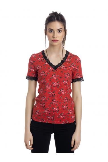 Vive Maria Romantic Garden Shirt red allover