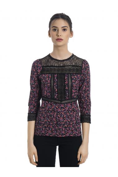 Vive Maria Victorian Flower Blouse black allover