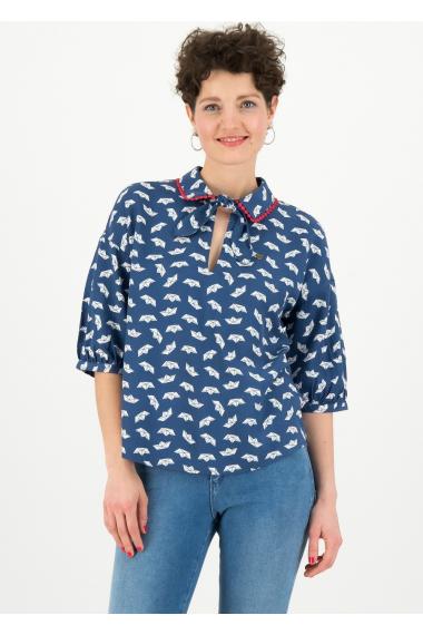 Blutsgeschwister 3/4-Arm-Bluse 'strict leisurness blusette'