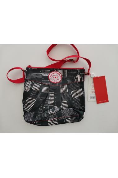 Huge Heart Bag - Crazy Stripes