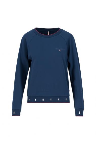 fresh 'n' fruity Pullover in farbe blue denim, Gr. S