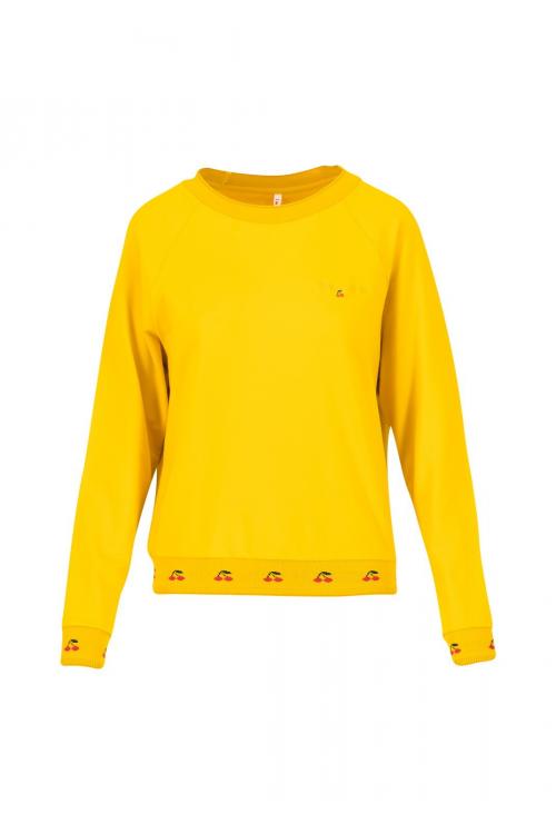 fresh 'n' fruity Pullover in farbe corn yellow, Gr. S