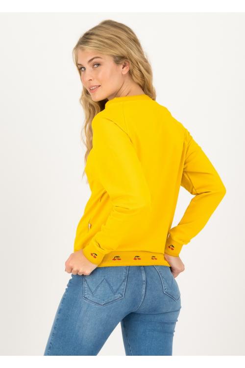 fresh 'n' fruity Pullover in farbe corn yellow, Gr. S