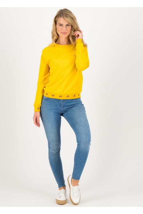 fresh 'n' fruity Pullover in farbe corn yellow, Gr. S