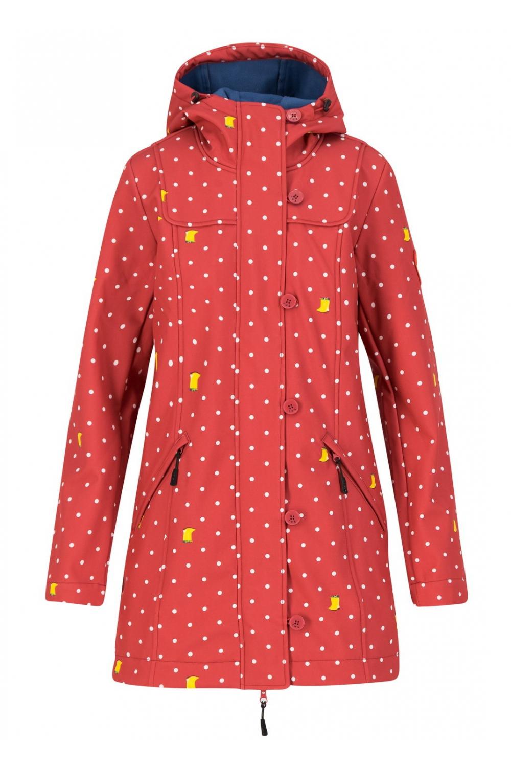 wild weather long anorak Jacke in farbe wellington boots, Gr. S