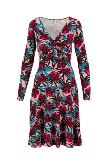 Blutsgeschwister Midi- Kleid hot knot in cha cha charleston