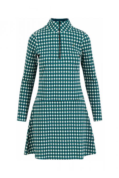 Blutsgeschwister Midi- Kleid honest heart in cool checker