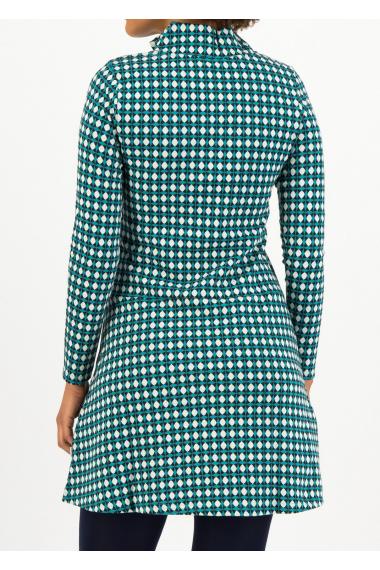 Blutsgeschwister Midi- Kleid honest heart in cool checker