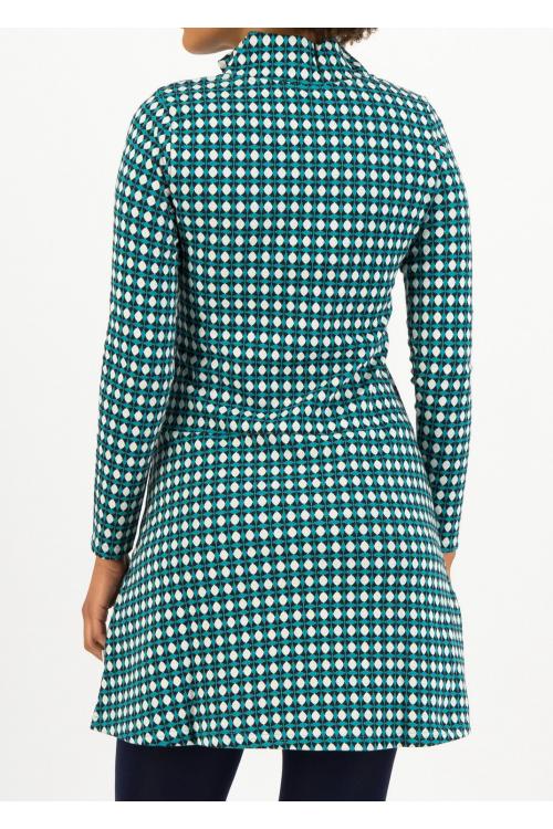 Blutsgeschwister Midi- Kleid honest heart in cool checker