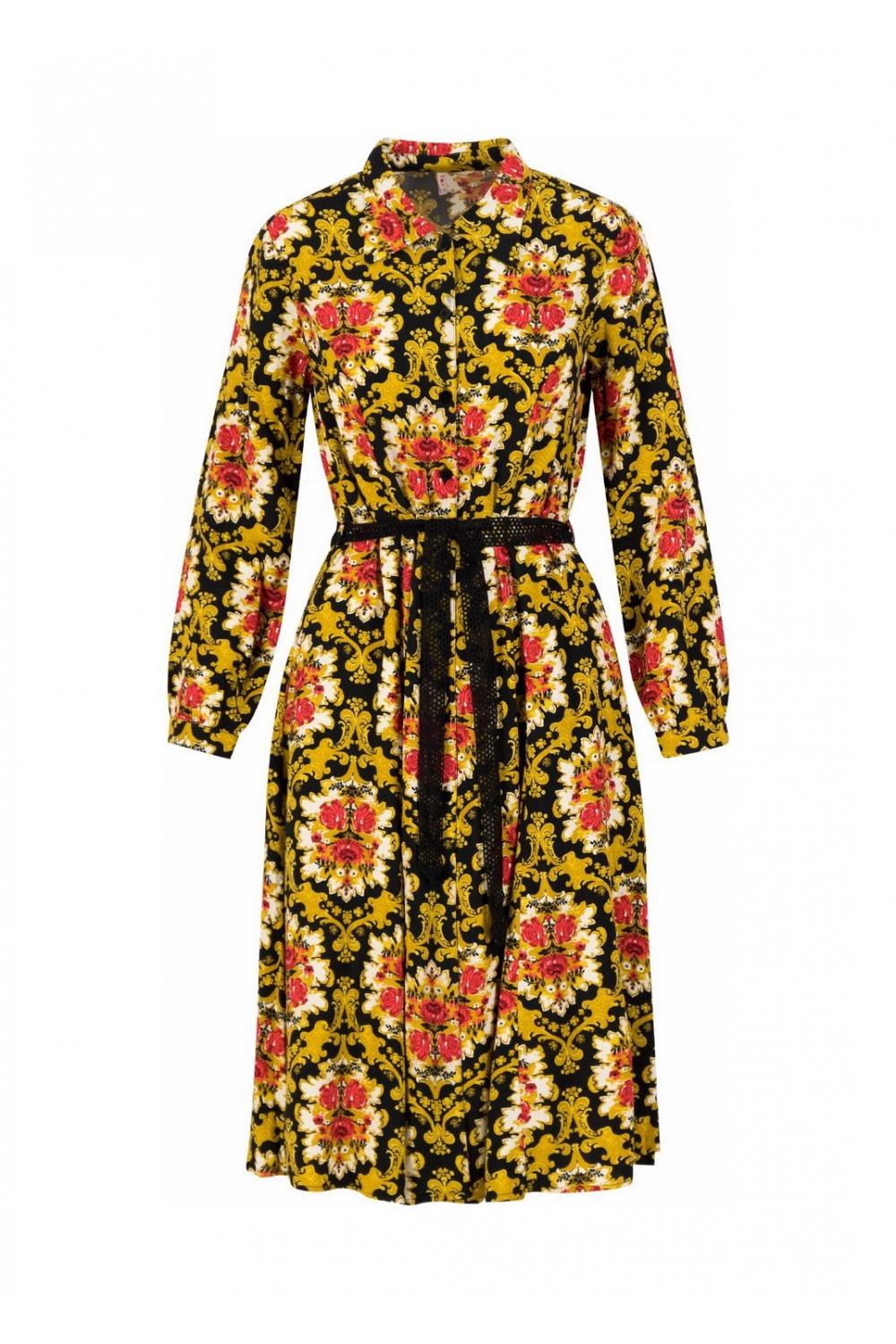 Blutsgeschwister Midi- Kleid heart full of hope in high class