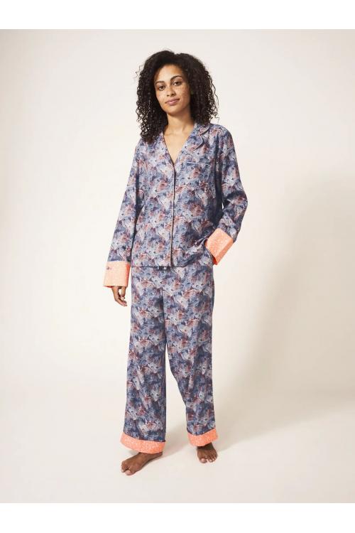 White Stuff Nina Woven Organic Pyjama Bottom (Hose)