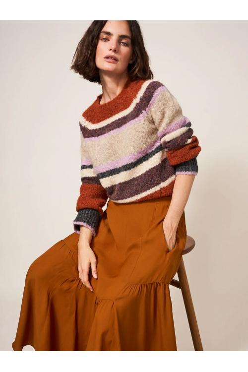 White Stuff Bonny Midi Skirt (Rock)