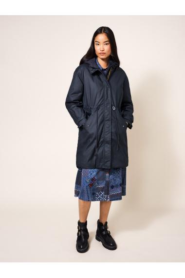 White Stuff Riley Coated Cotton Parka