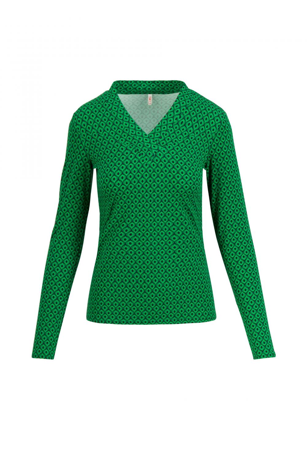 Blutsgeschwister Langarm- Shirt Shawly Shine in greenish smell