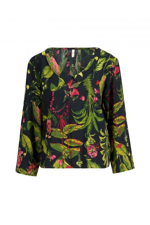 Blutsgeschwister Langarm- Bluse Feed the Birds Fall in botanical bohemians