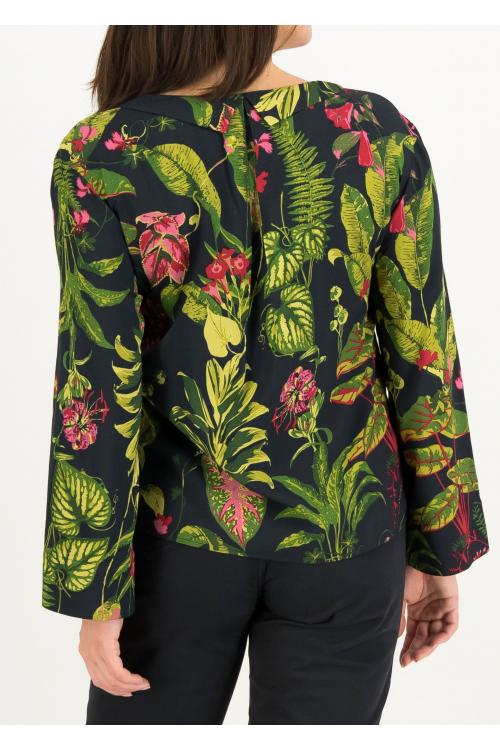 Blutsgeschwister Langarm- Bluse Feed the Birds Fall in botanical bohemians