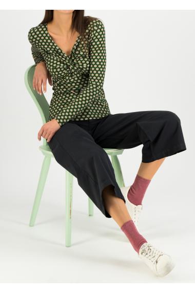 Blutsgeschwister Langarm- Shirt Hot Knot Lacy in om plants