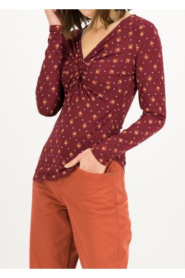 Blutsgeschwister Langarm- Shirt Hot Knot Lacy in flower power millefleurs