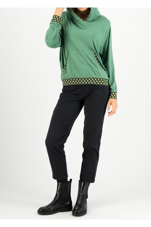 Blutsgeschwister Hoody Mors Mors  in dark ivy