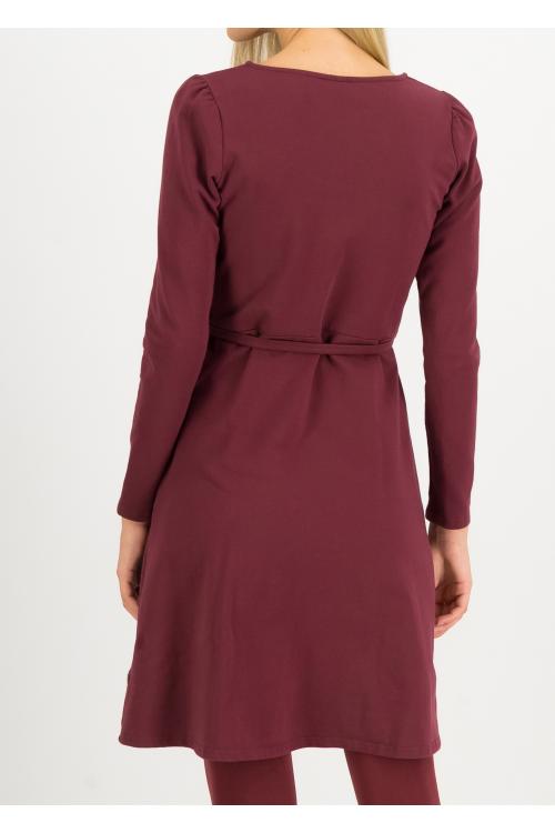 Blutsgeschwister Midi- Kleid Très charmeuse tous les jours in raisin red