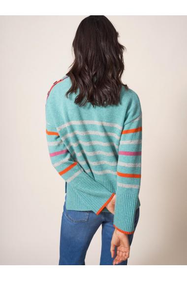 HEART AND STRIPE JUMPER