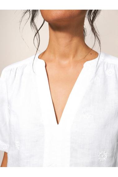 White Stuff June Linen Top