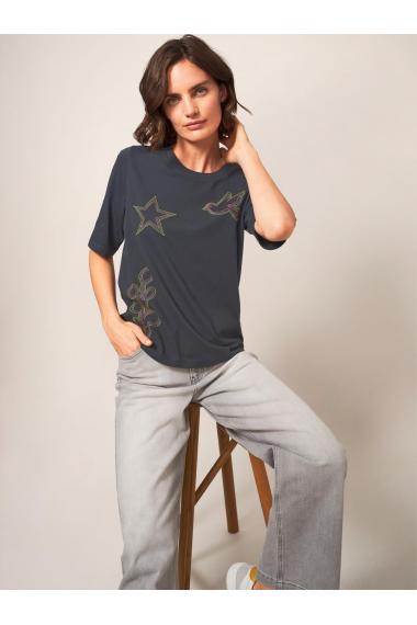 ANNABEL EMBROIDERED TEE