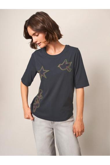 ANNABEL EMBROIDERED TEE