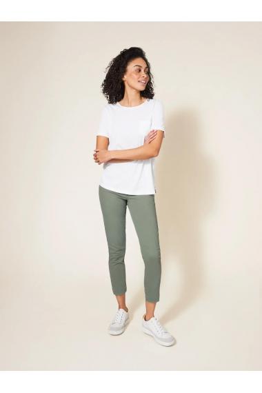 White Stuff Janey Crop Jegging Light Green