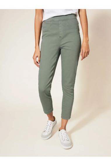 White Stuff Janey Crop Jegging Light Green