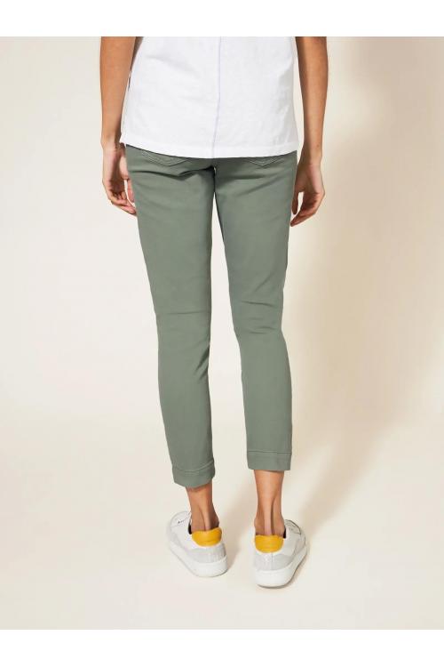 White Stuff Janey Crop Jegging Light Green