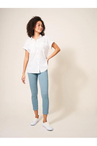 White Stuff Janey Crop Jegging Teal