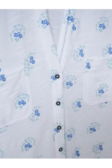 White Stuff PENNY POCKET JERSEY SHIRT