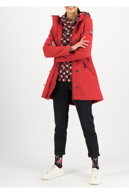 Blutsgeschwister Jacke Wild Weather in red magical heart