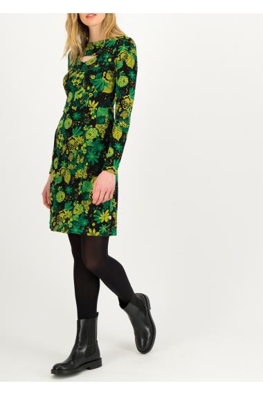 Blutsgeschwister Midi- Kleid Petite Raffinesse in green planet