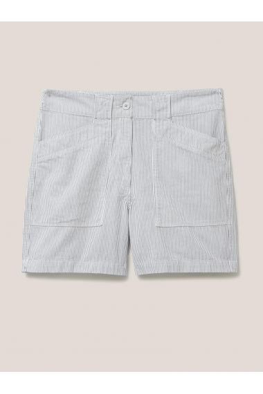 White Stuff Tessa Chino Shorts Ivory Mlt