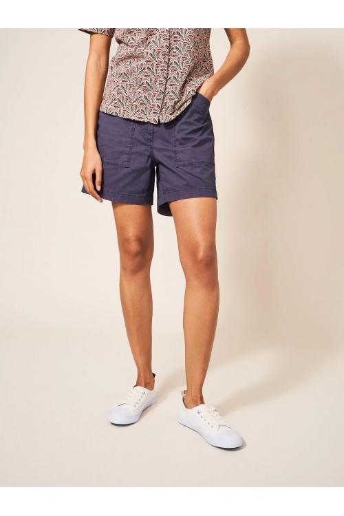 White Stuff Tessa Chino Shorts Dusty Purple