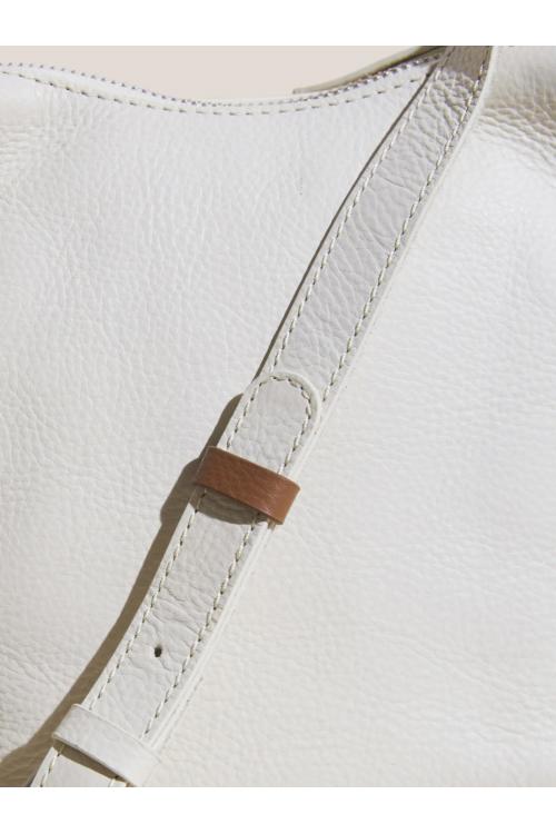 White Stuff Mini Fern Leather Crossbody