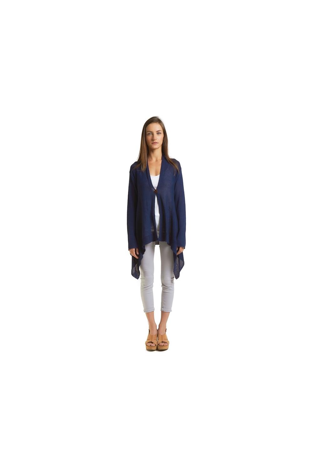 K38-336 SIENNA CARDIGAN in Copen Navy